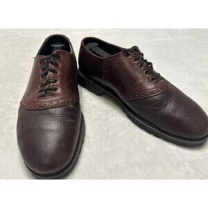 H.S. Trask Men’s Shoes Size 9 M Brown Leather Oxford Lace Up Casual Dress